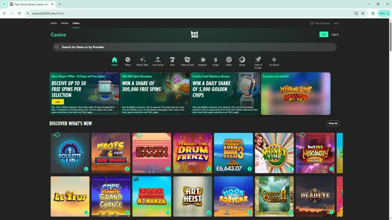 Bet 365 Casino comparison mobile vs desktop